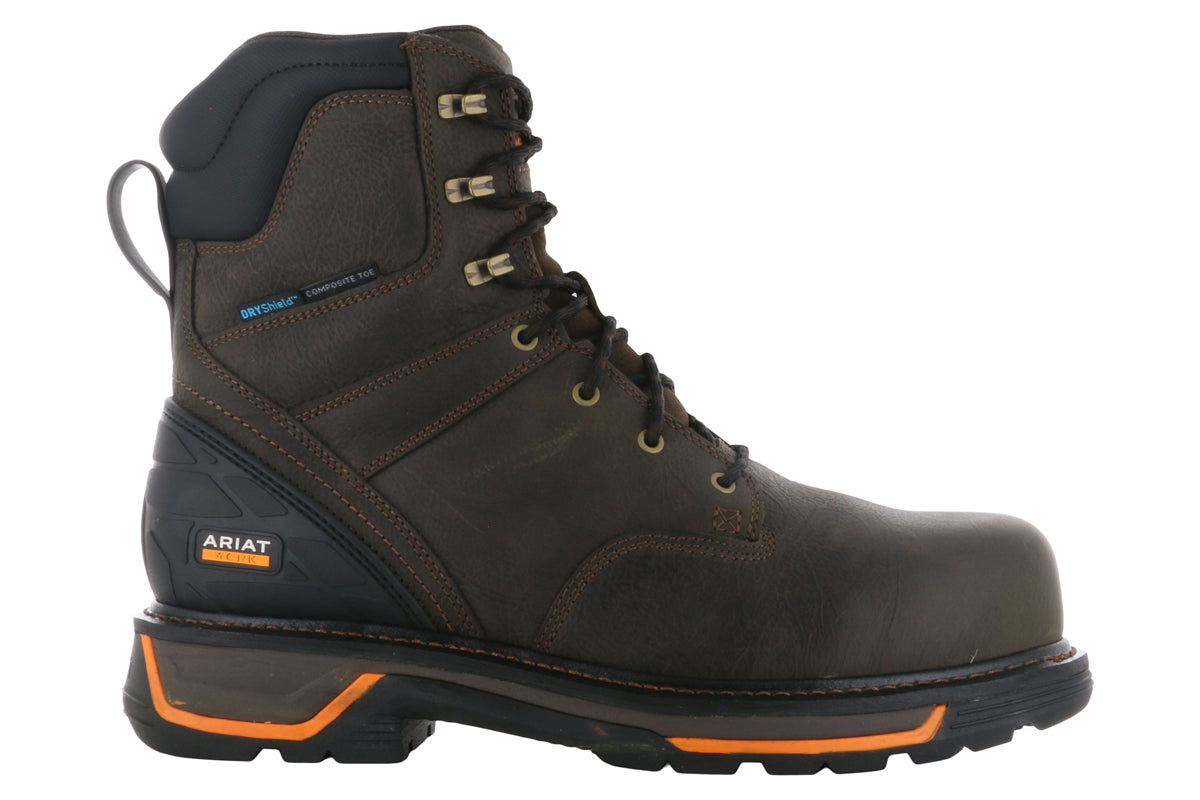 Ariat Big Rig 8 Waterproof Composite Toe Side Zip Boot 2BigFeet