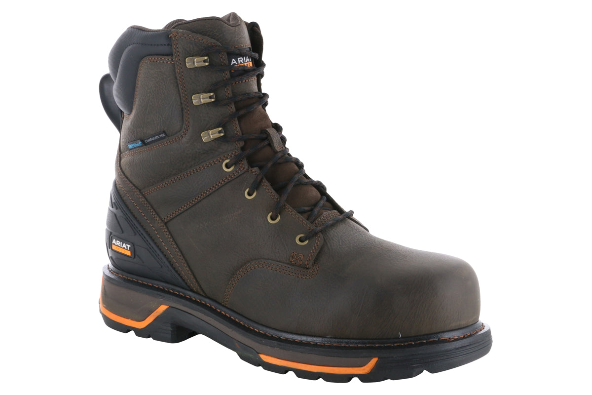 Ariat Big Rig 8 Waterproof Composite Toe Side Zip Boot 2BigFeet