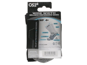 OS1st WP4 Wellness Performance Quarter Socks Wide Black