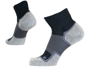 OS1st WP4 Wellness Performance Quarter Socks Wide Black