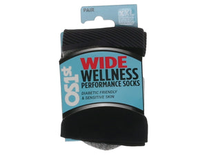 OS1st WP4 Wellness Performance Quarter Socks Wide Black