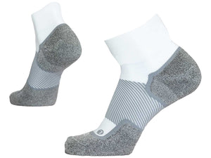 OS1st WP4 Wellness Performance Quarter Socks Wide White