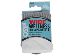 OS1st WP4 Wellness Performance Quarter Socks Wide White