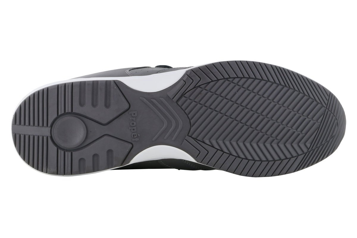 Propet Lifewalker Strap Dark Grey 2BigFeet