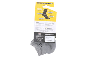 Wide Open No Show Sock Grey