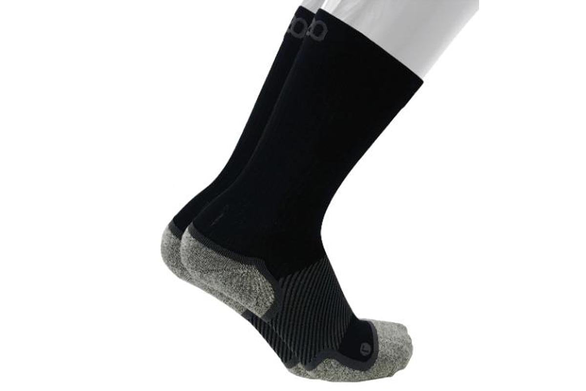 OS1st WP4 Wellness Performance Crew Socks Wide Black