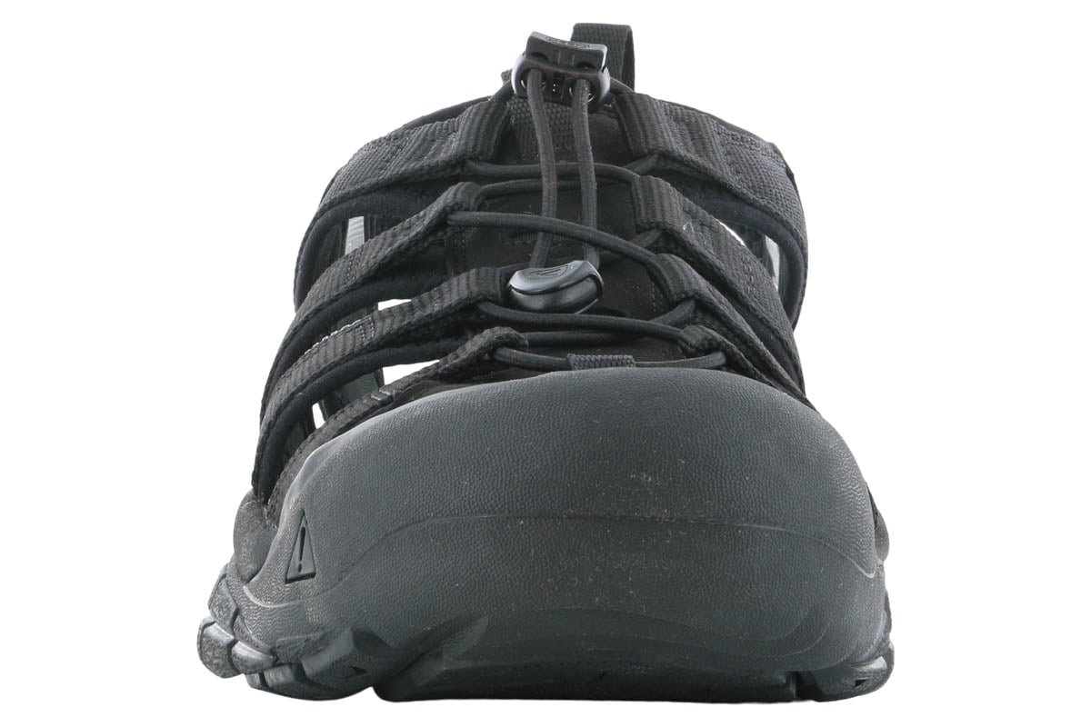 Keen Newport H2 Sandal Triple Black - 2BigFeet
