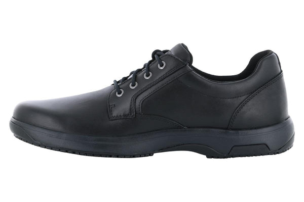 Dunham Service Waterproof Shoe Black - 2BigFeet