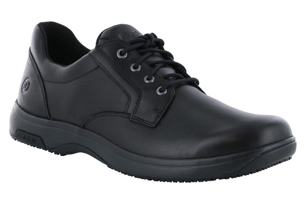 Dunham Service Waterproof Shoe Black - 2BigFeet