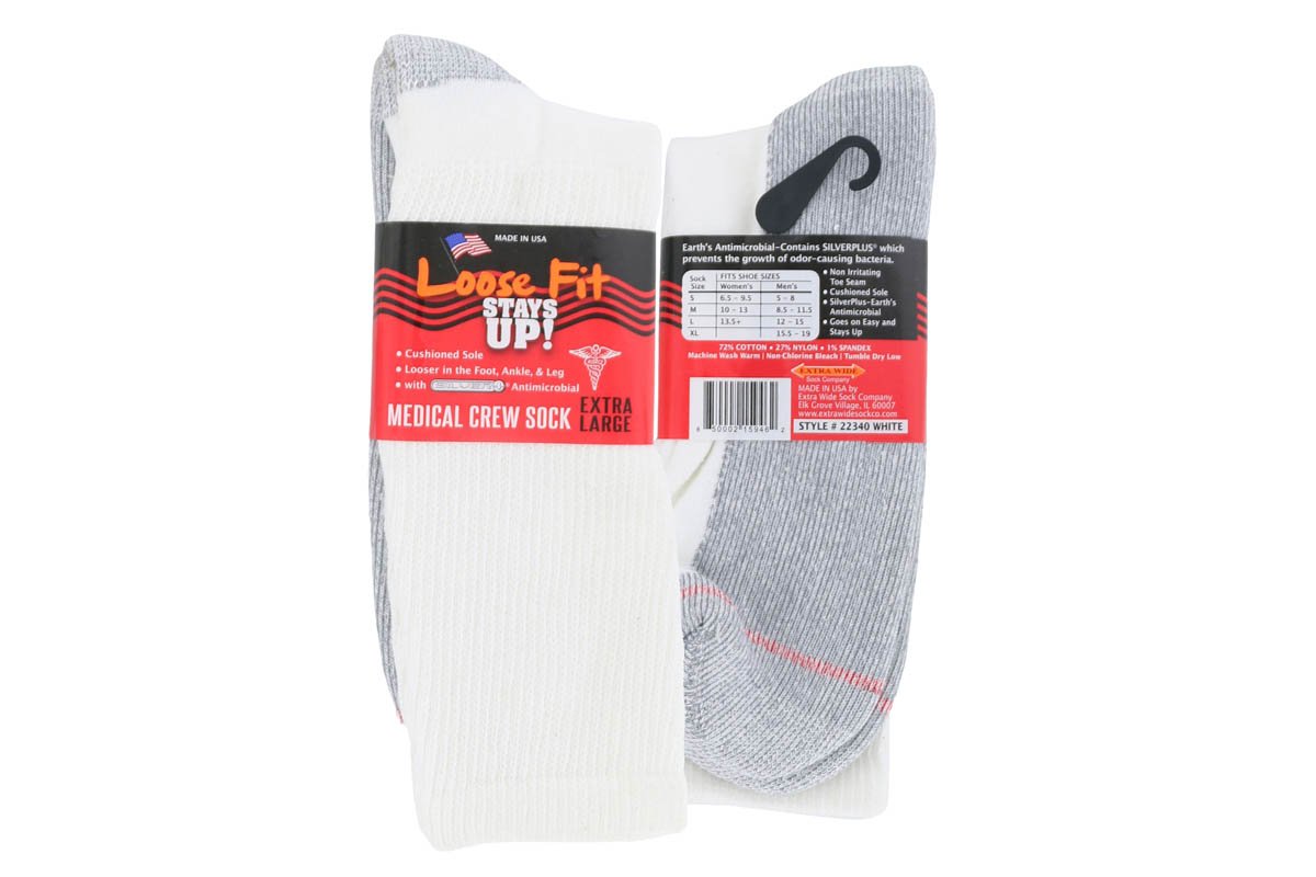 Large Size Socks - Up to Size 22 and 6E Width - 2BigFeet