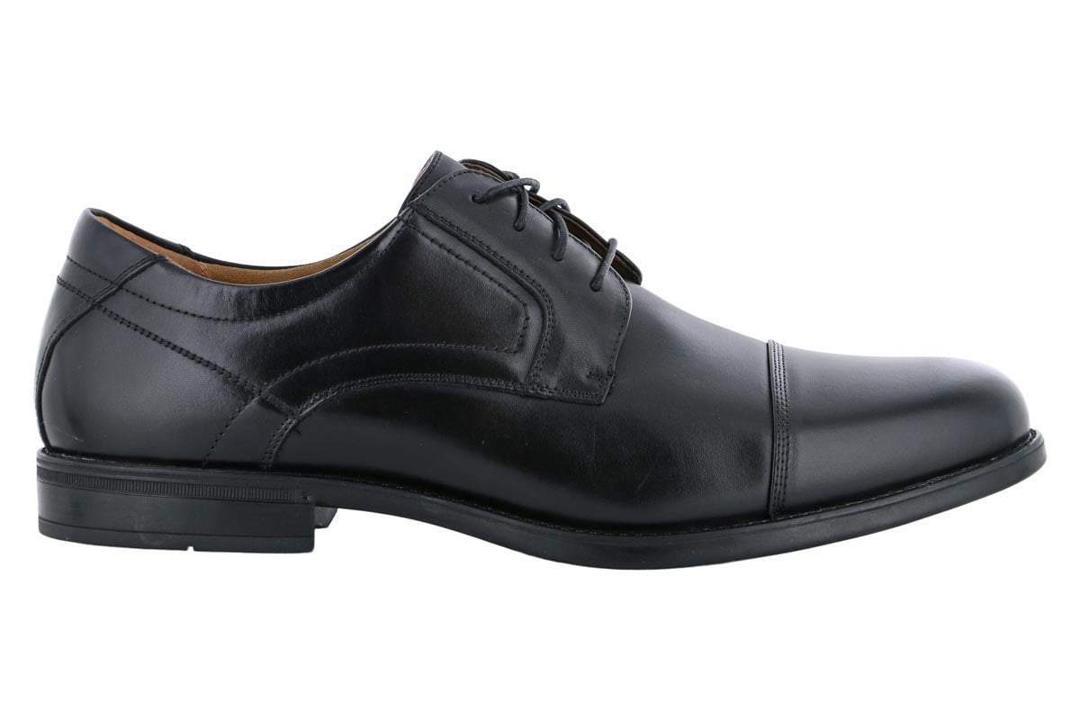 Florsheim Midtown Cap Toe Oxford Black - 2BigFeet